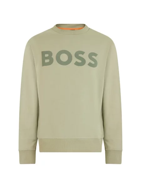 Pulover Boss cu imagine verde
