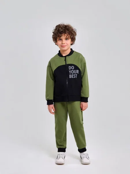Дитячий Спортивний костюм SMIL хакі