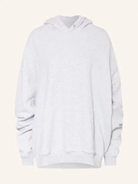 Black Palms Bluza Z Kapturem Oversize Honey grau czarna