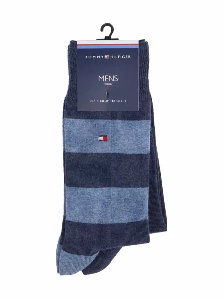 Skarpety w zestawie 2 szt. Tommy Hilfiger niebieskie