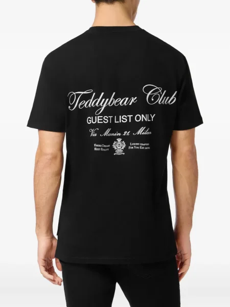 Tricou Philipp Plein cu imagine teddy negru