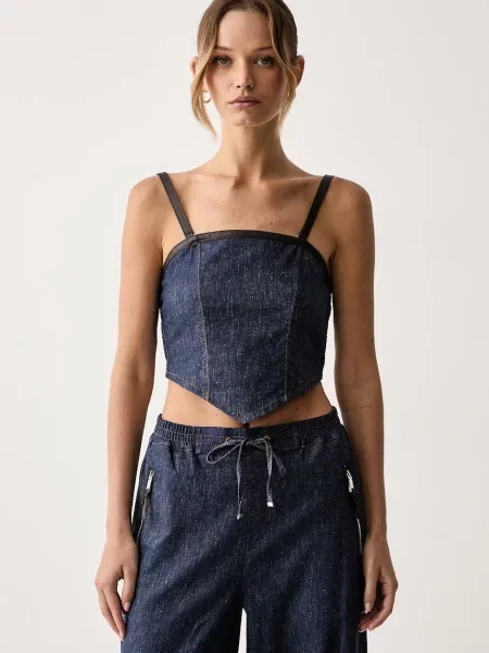 Max&Co. top pentru femei cu amestec de in OMBRA