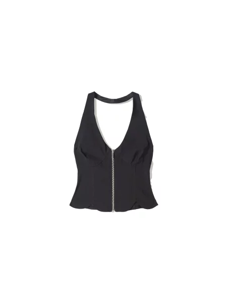 Top Bershka negru