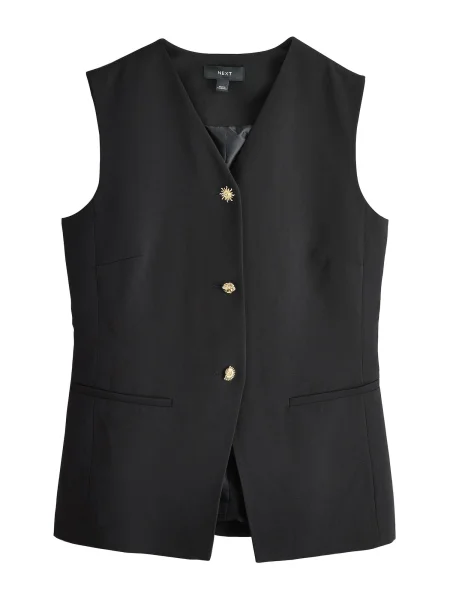 Next Vestă de costum negru