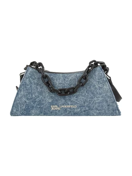 Karl Lagerfeld Jeans torebka jeansowa niebieska