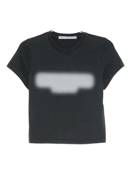 Tricou Alexander Wang cu imagine negru