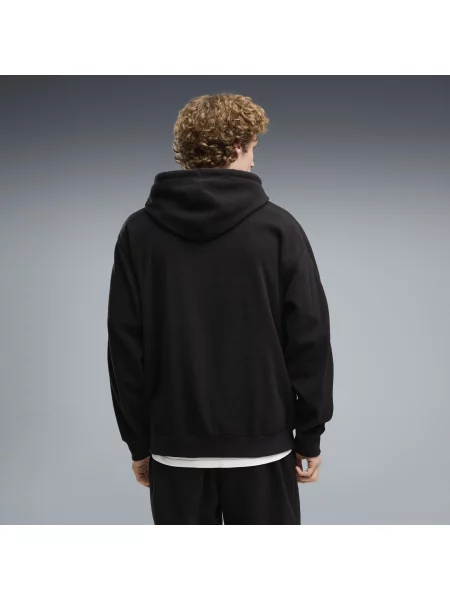 PUMA zimowa bluza z kapturem Essentials Elevated o luźnym kroju Odzież S czarny