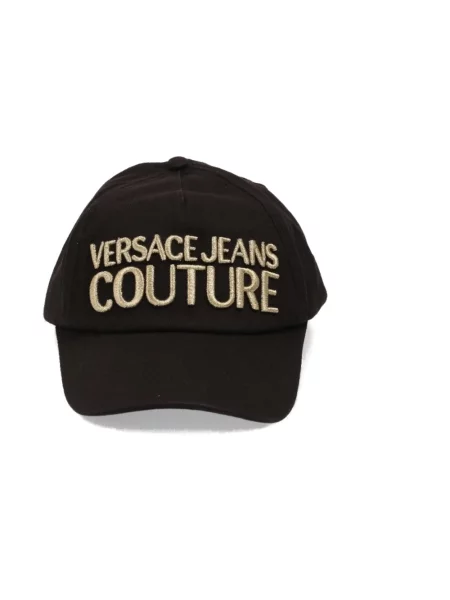 Czapka z daszkiem Versace Jeans Couture czarna