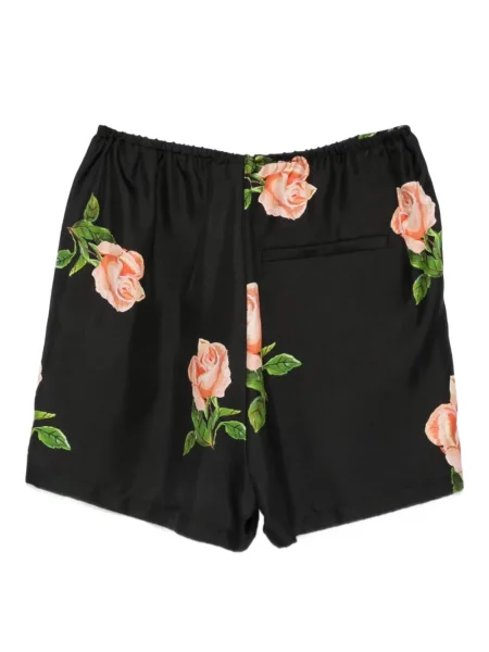 Pantaloni scurți Nanushka cu imagine negru