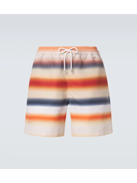 Slip de baie Loewe cu dungi portocaliu