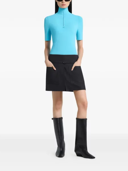 Top Courreges albastru