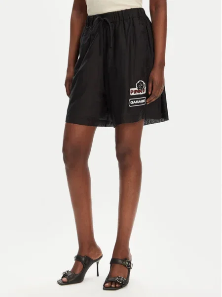 Pantaloni scurți Pinko negru