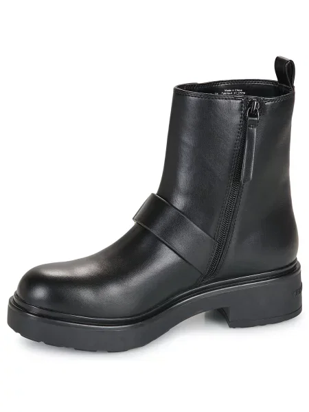 Členkové topánky Armani Exchange čierna