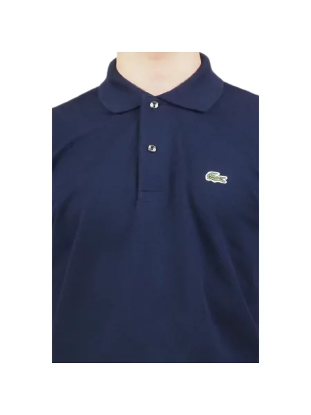 Koszulka polo Lacoste z krótkim rękawem klasyczna niebieska