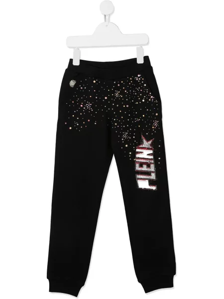 Spodnie dziecięce Philipp Plein czarne