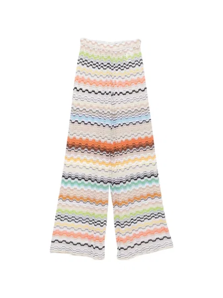 Pantaloni palazzo Missoni tricotate