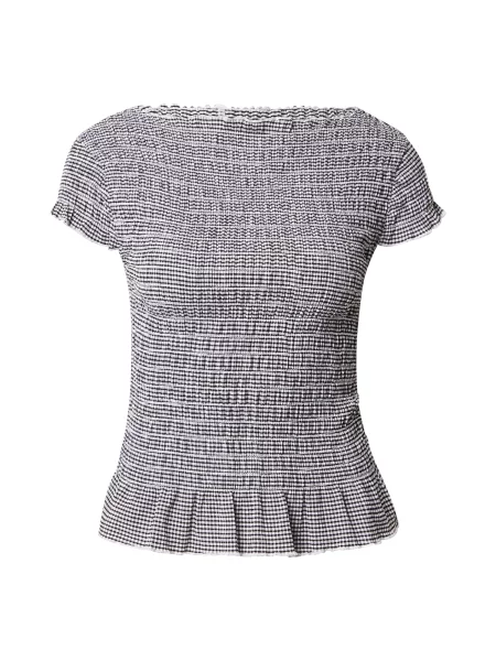 ONLY Tricou ONLCELLE gri / negru alb