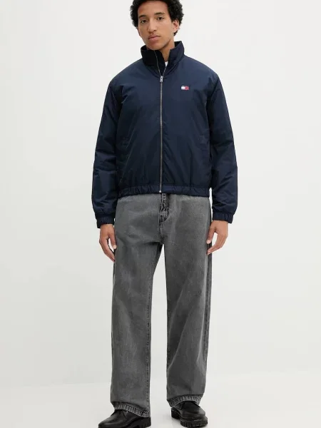 Tommy Jeans kurtka przejściowa granatowy