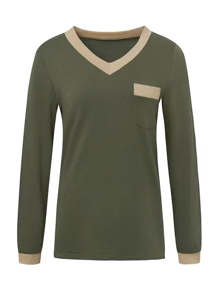 Imily Bela Tricou crem / oliv