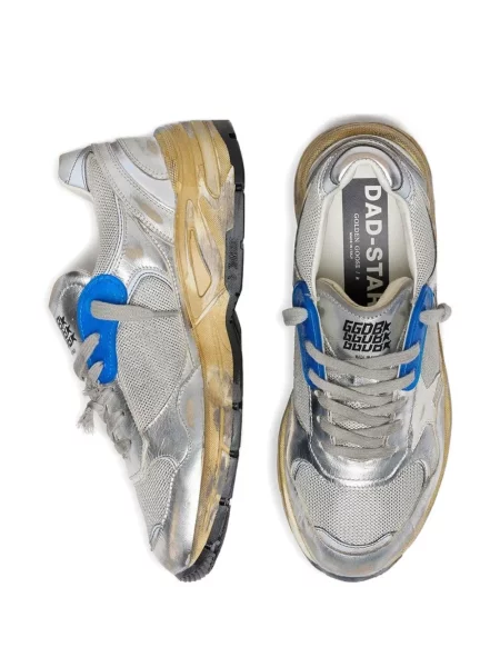 Sneakerși Golden Goose cu aplicații auriu