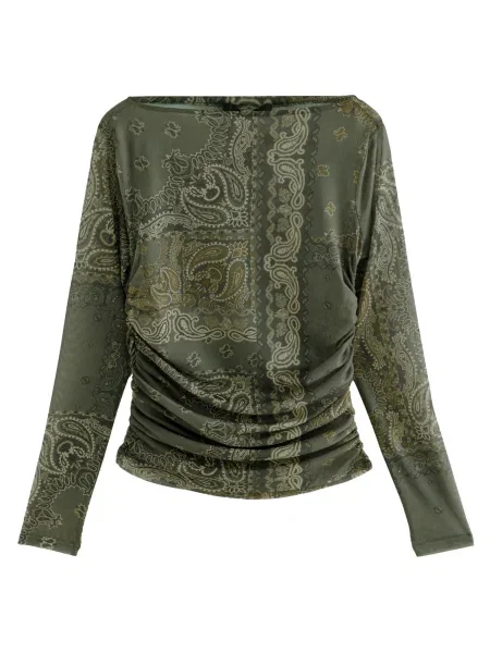 Next Tricou oliv negru