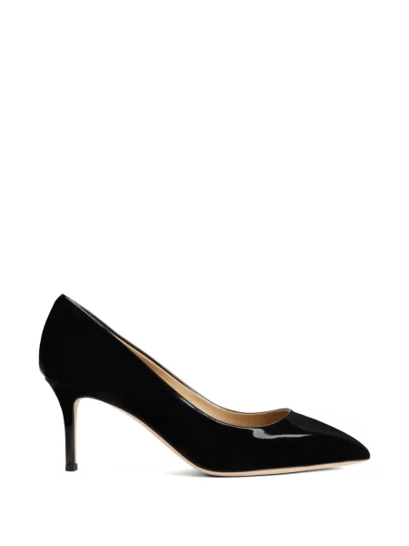 Pantofi cu toc Giuseppe Zanotti din piele de lac negru