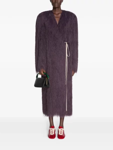 Geantă Dries Van Noten din piele negru