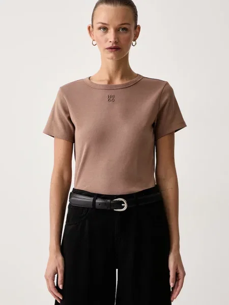 HUGO tricou pentru femei cu Deloris bej