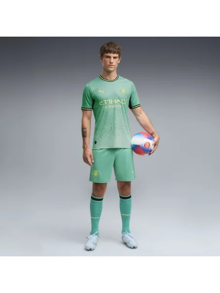 PUMA MÄ™skie szorty Girona F.C. OdzieÅ¼ S zielony