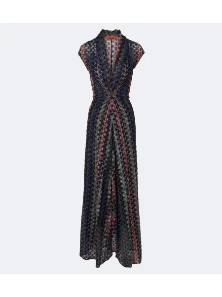 Rochie maxi Missoni tricotate