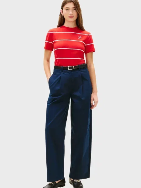 Футболка Tommy Hilfiger в полоску красная
