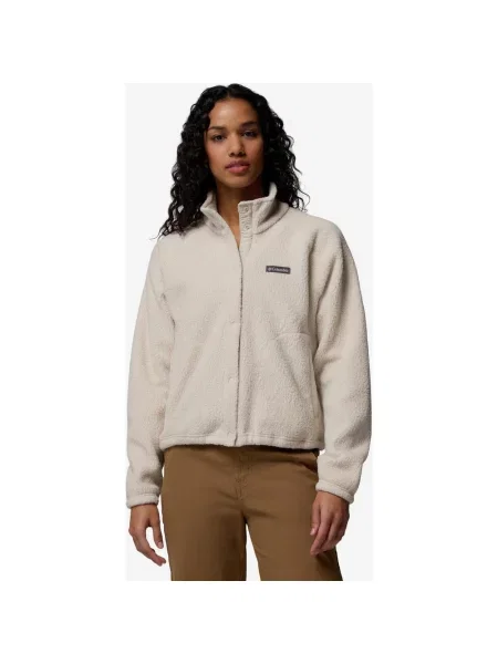 Polar Columbia Jasper Ridge Pebbled Fleece Full Snap XS beżowy