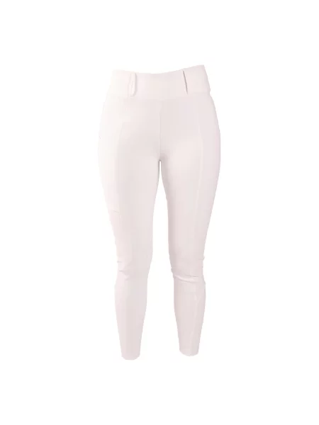 Legginsy jeździeckie z gripem na kolanach dla kobiet Kentucky Horsewear Classic białe