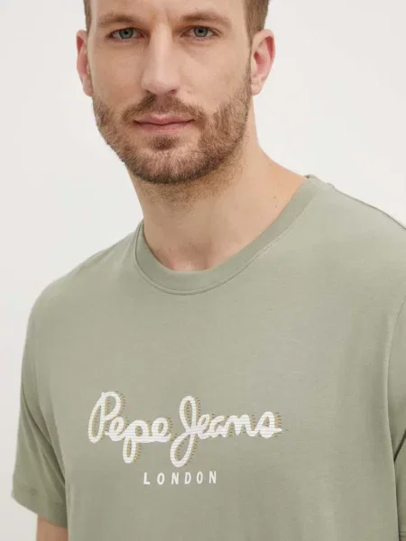 Pepe Jeans majica ABEL zelena