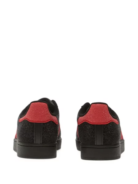 Sneakerși Adidas Superstar cu imagine cu model floral roșu