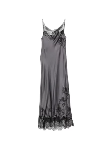 Rochie Carine Gilson din dantelă gri