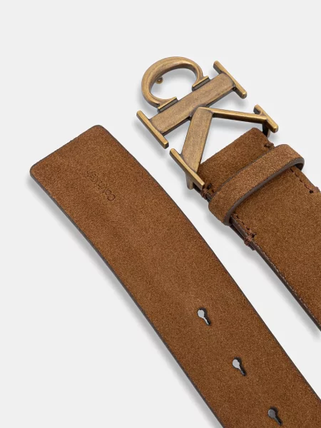 Calvin Klein pas semišev rjava