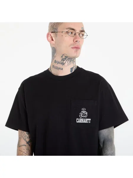 T-shirt Carhartt WIP S/S Pond Corps Pocket T-Shirt UNISEX Black XXL μαύρο