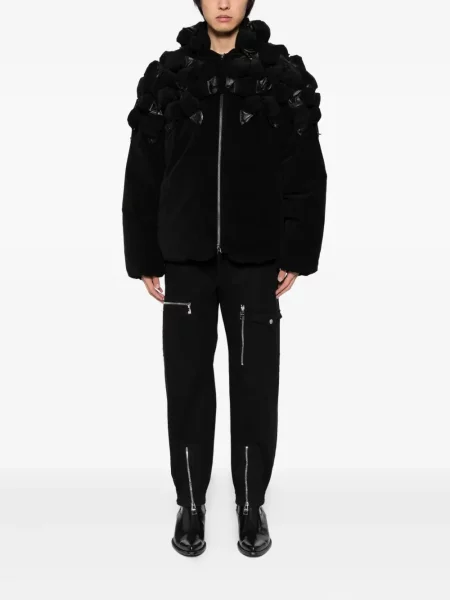 Geacă cu puf Juntae Kim cu model floral negru