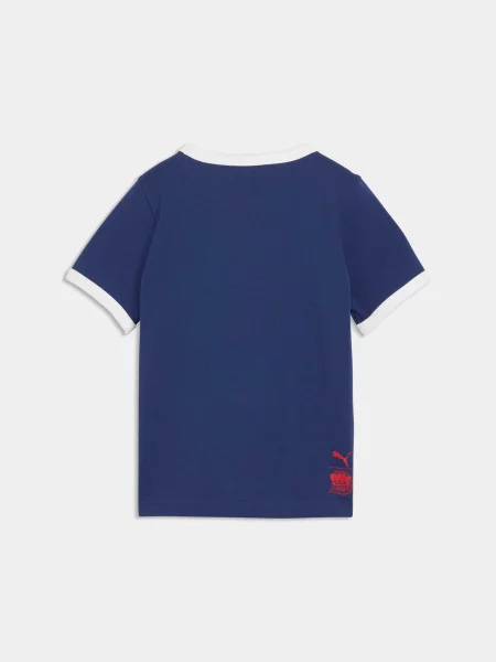 Дитяча Футболка PUMA x Paw Patrol Ringer Tee комбінований верх синій