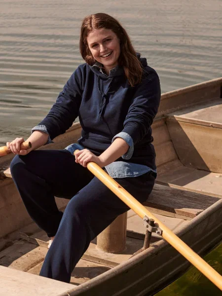 Bluza Fruit Of The Loom s kapuco modra