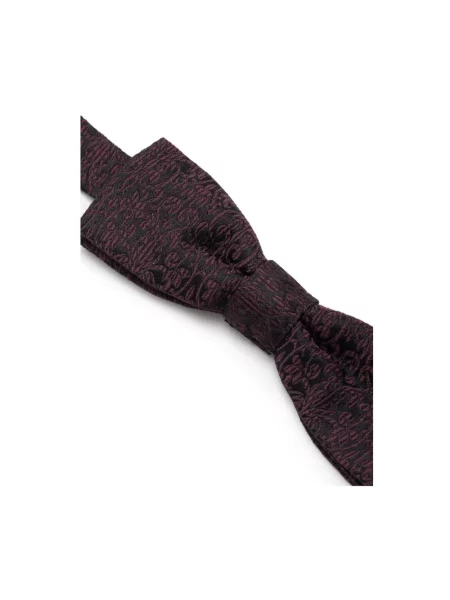 Satynowy krawat Dolce And Gabbana czarny
