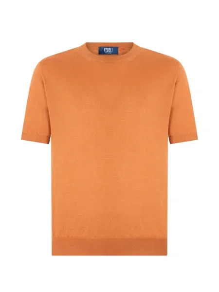 Scurt tricou Fedeli portocaliu