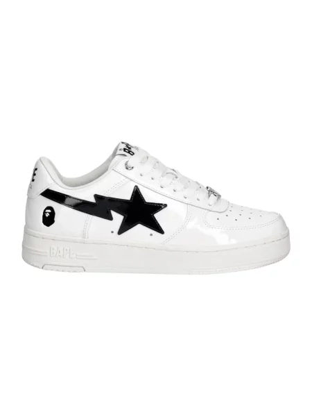 Sneakersy A Bathing Ape® skórzane białe