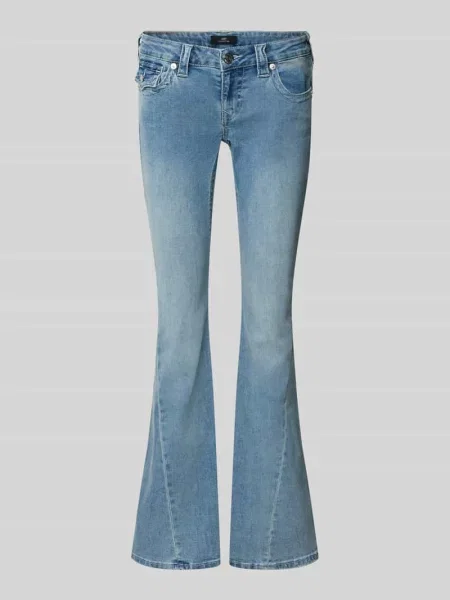 Jeansy o rozkloszowanym kroju z niskim stanem i wpuszczanymi model ‘JOEY’ True Religion