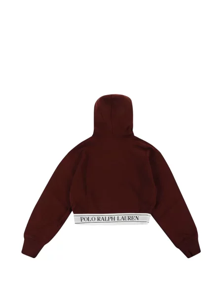 Bluza z kapturem dziecięca Polo Ralph Lauren czerwona