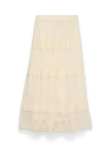 VERO MODA Fustă VMKINSLEY' bej