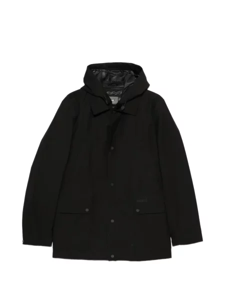 Palton Mackage cu glugă negru