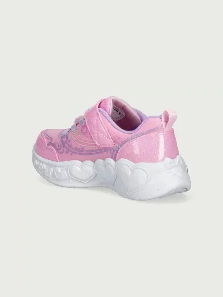 Skechers ENCHANTED HEART LIGHTS sportcipő gyerek rózsaszín