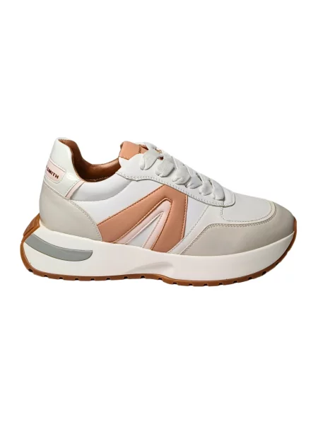 Sneakersy Alexander Smith skórzane białe
